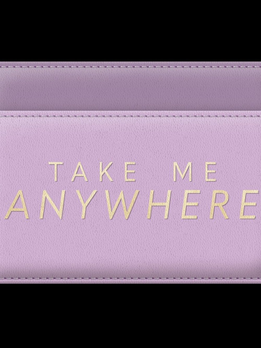Statement Credit Card Wallet | "Take Me Anywhere"